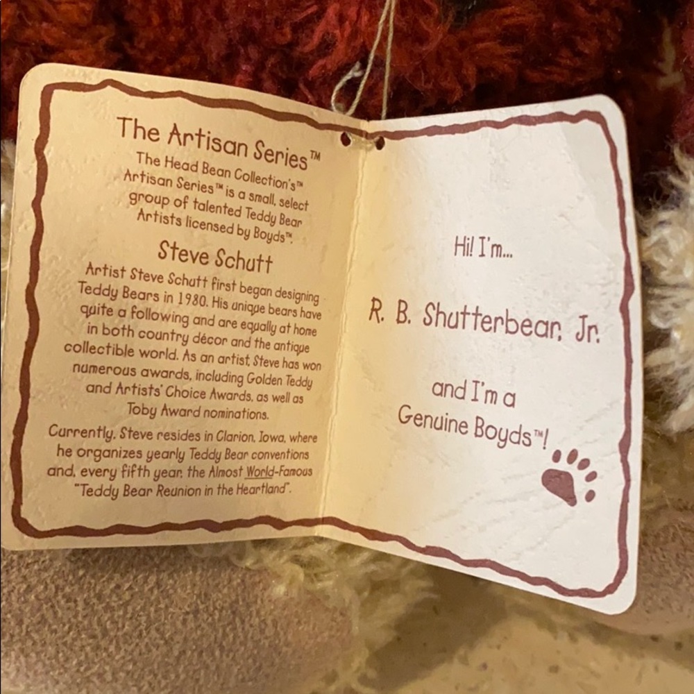 Boyds R.B. Shutterbear, Jr. - Picture 6 of 11